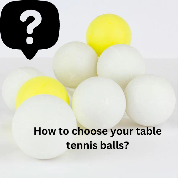 table tennis balls