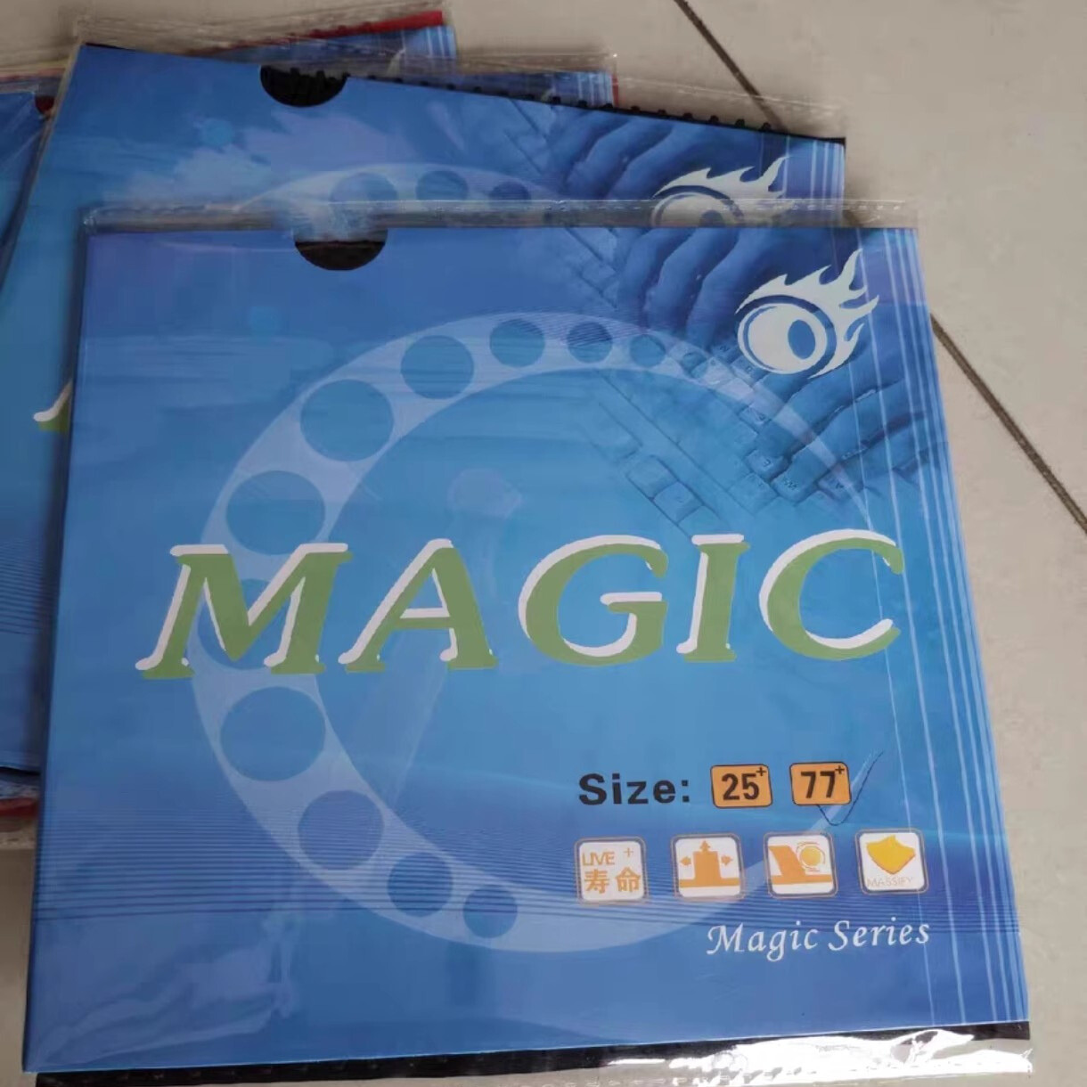 Magic 77+ Big Long Pips-Out Table Tennis Magic 77+ Big Long Pips-Out Table Tennis