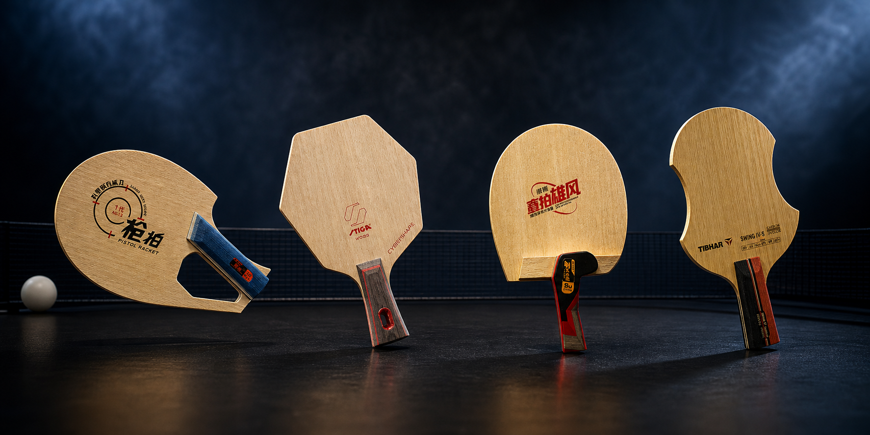 Irregular Shape Table Tennis Blades