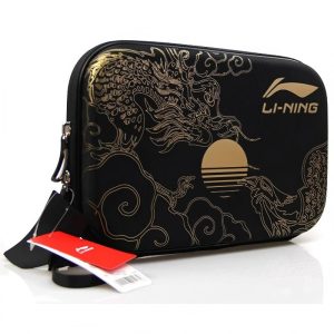 LI-NING Black Table Tennis Paddle Case ABJQ112-1